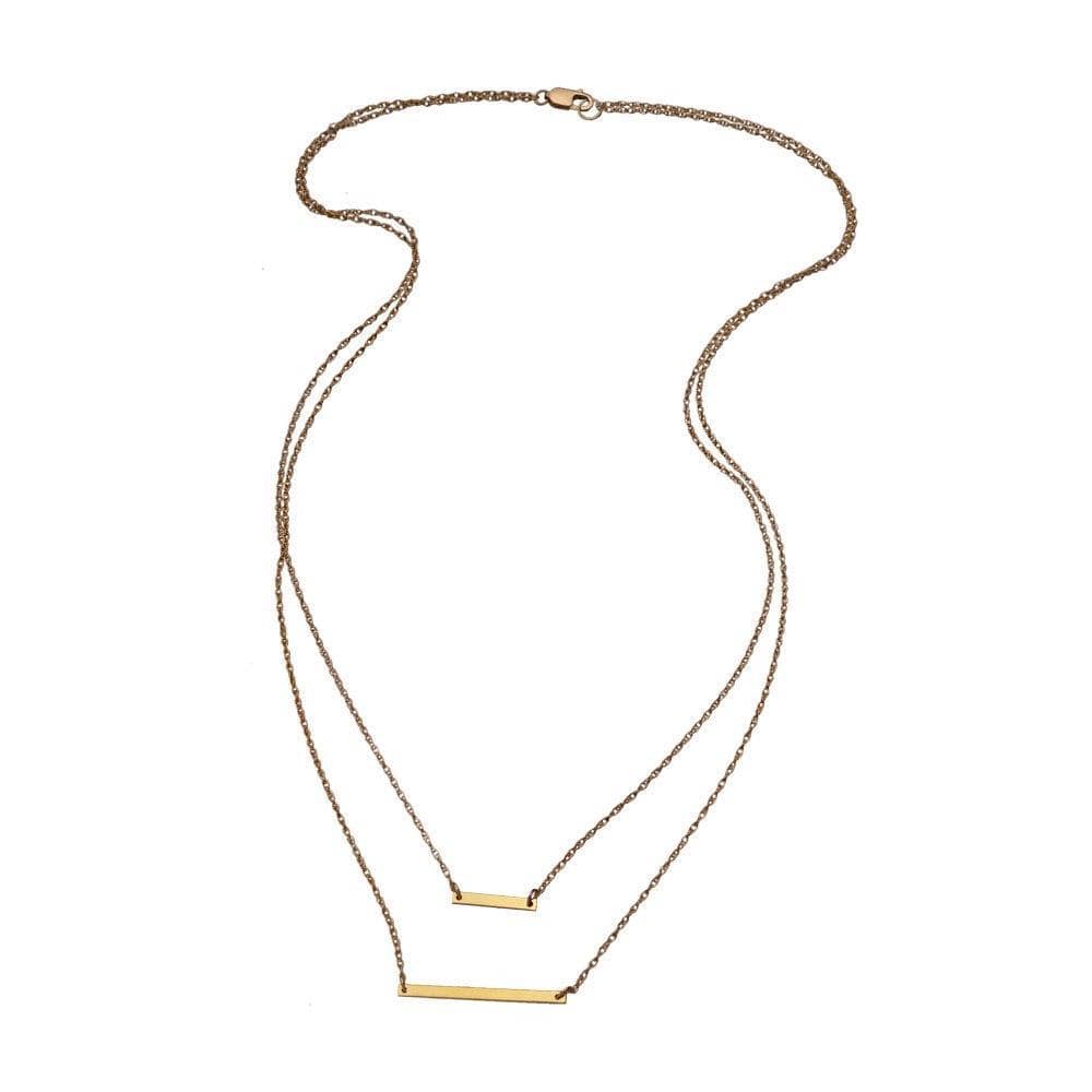 Jennifer Zeuner Jewelry Cynthia Necklace gold vermeil