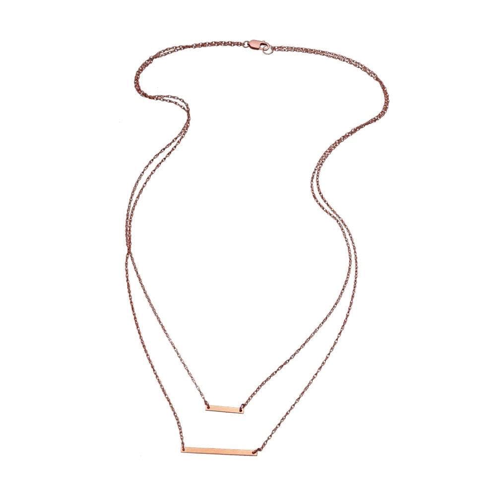 Jennifer Zeuner Jewelry Cynthia Necklace rose vermeil