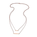 Jennifer Zeuner Jewelry Cynthia Necklace rose vermeil