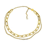 Jennifer Zeuner Jewelry Ema Chain Necklace gold vermeil