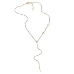 Jennifer Zeuner Jewelry Emerson Lariat gold vermeil