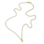 Jennifer Zeuner Jewelry Faith Mini Necklace gold vermeil