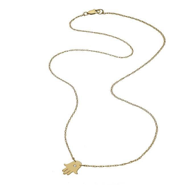 Jennifer Zeuner Jewelry Faith Necklace gold vermeil