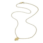 Jennifer Zeuner Jewelry Faith Necklace gold vermeil