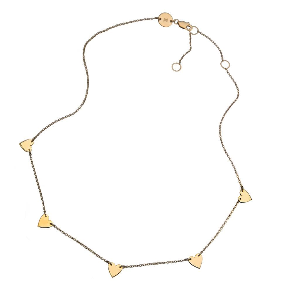 Jennifer Zeuner Jewelry Georgia Necklace gold vermeil