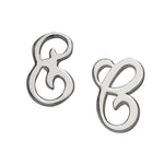 Jennifer Zeuner Jewelry Izzy Mini Cursive Initial Post Earrings