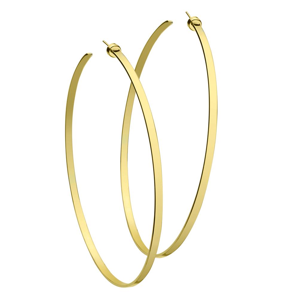 Jennifer Zeuner Jewelry Jennifer 3.5" Hoops