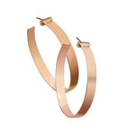 Jennifer Zeuner Jewelry June 2" Hoops 14k rose gold plated silver