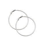 Jennifer Zeuner Jewelry Liv 2" Hoops sterling silver