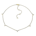 Jennifer Zeuner Jewelry Luz Chain Necklace gold vermeil