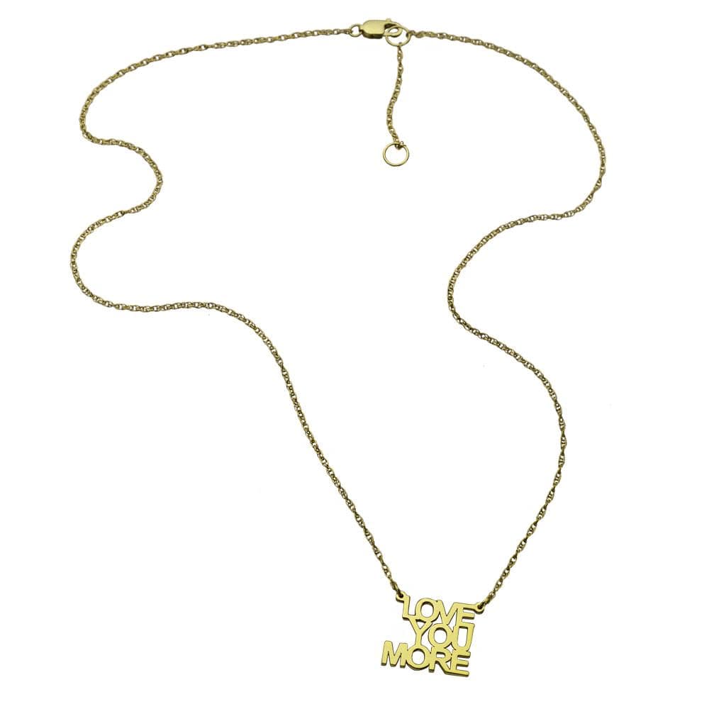 Jennifer Zeuner Jewelry LYM Mini Necklace gold vermeil