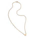 Jennifer Zeuner Jewelry Mariah Mini Butterfly Necklace rose vermeil