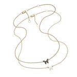Jennifer Zeuner Jewelry Mariah Mini Enamel necklace