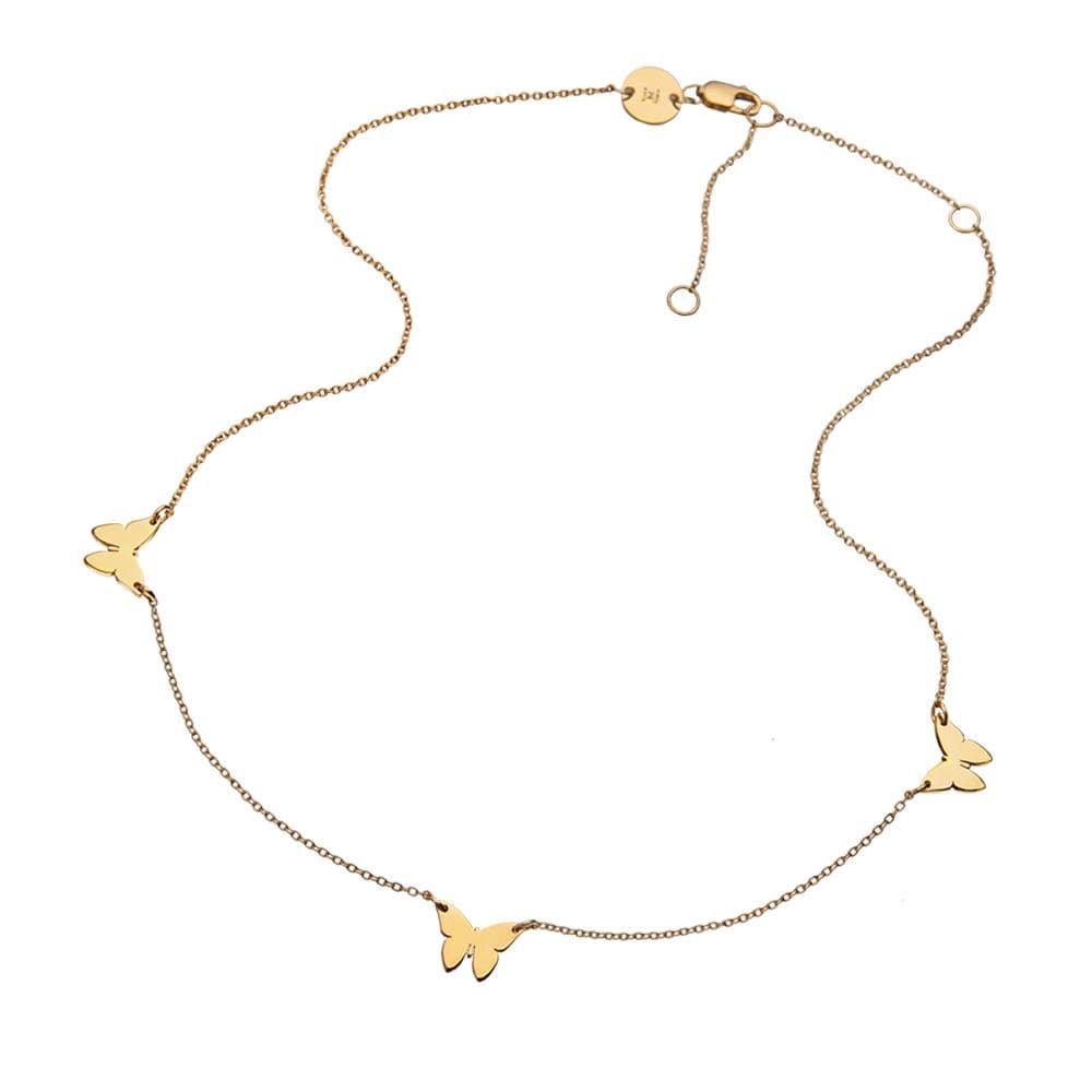 Jennifer Zeuner Jewelry Mariah Romy Necklace gold vermeil