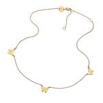 Jennifer Zeuner Jewelry Mariah Romy Necklace gold vermeil