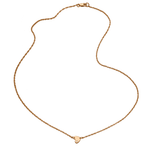 Jennifer Zeuner Jewelry Mia Mini Necklace rose vermeil