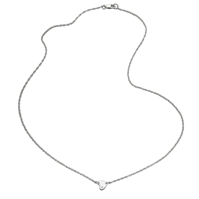 Jennifer Zeuner Jewelry Mia Mini Necklace sterling silver