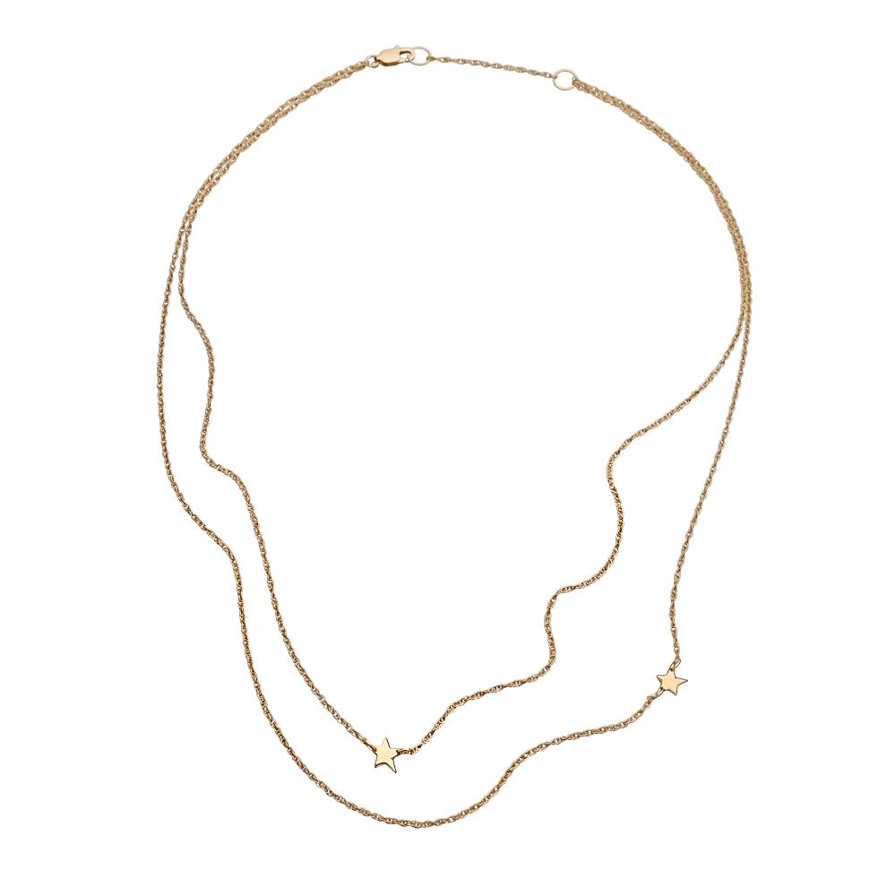 Jennifer Zeuner Jewelry Mika Necklace gold vermeil