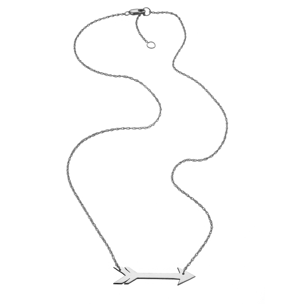 Jennifer Zeuner Jewelry Montana Necklace 14k white gold