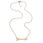 Jennifer Zeuner Jewelry Montana Necklace rose vermeil