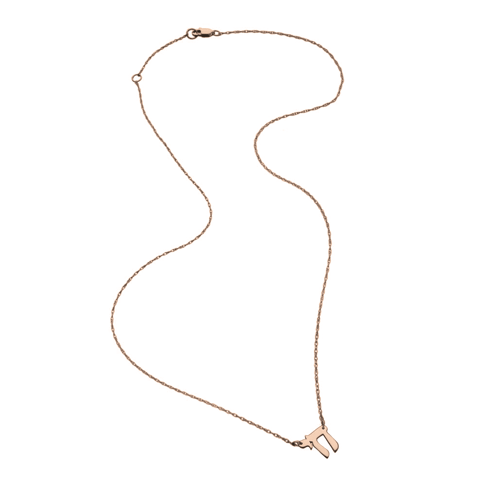 Jennifer Zeuner Jewelry Stav Necklace rose vermeil