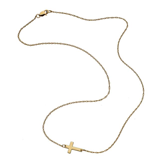 Jennifer Zeuner Jewelry Theresa 1/2" Necklace gold vermeil