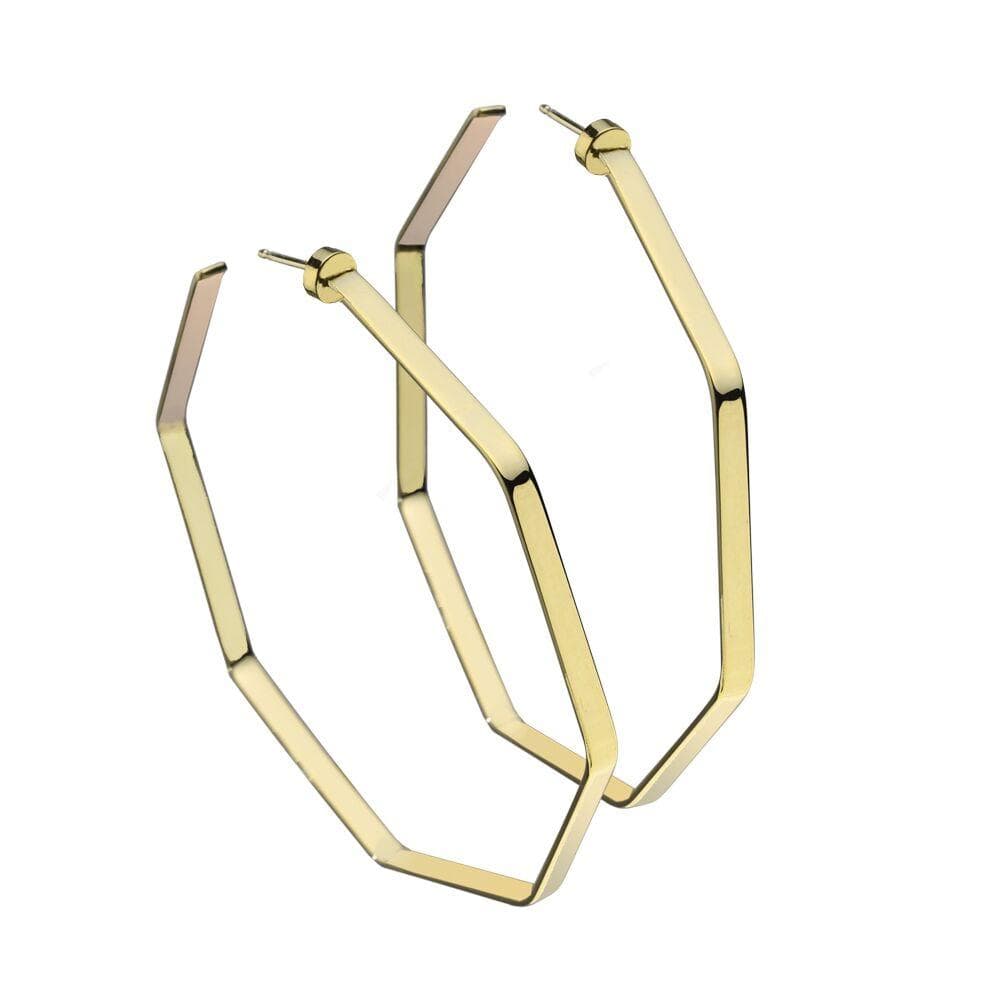 Jennifer Zeuner Jewelry Valentina 2.5" Hoops